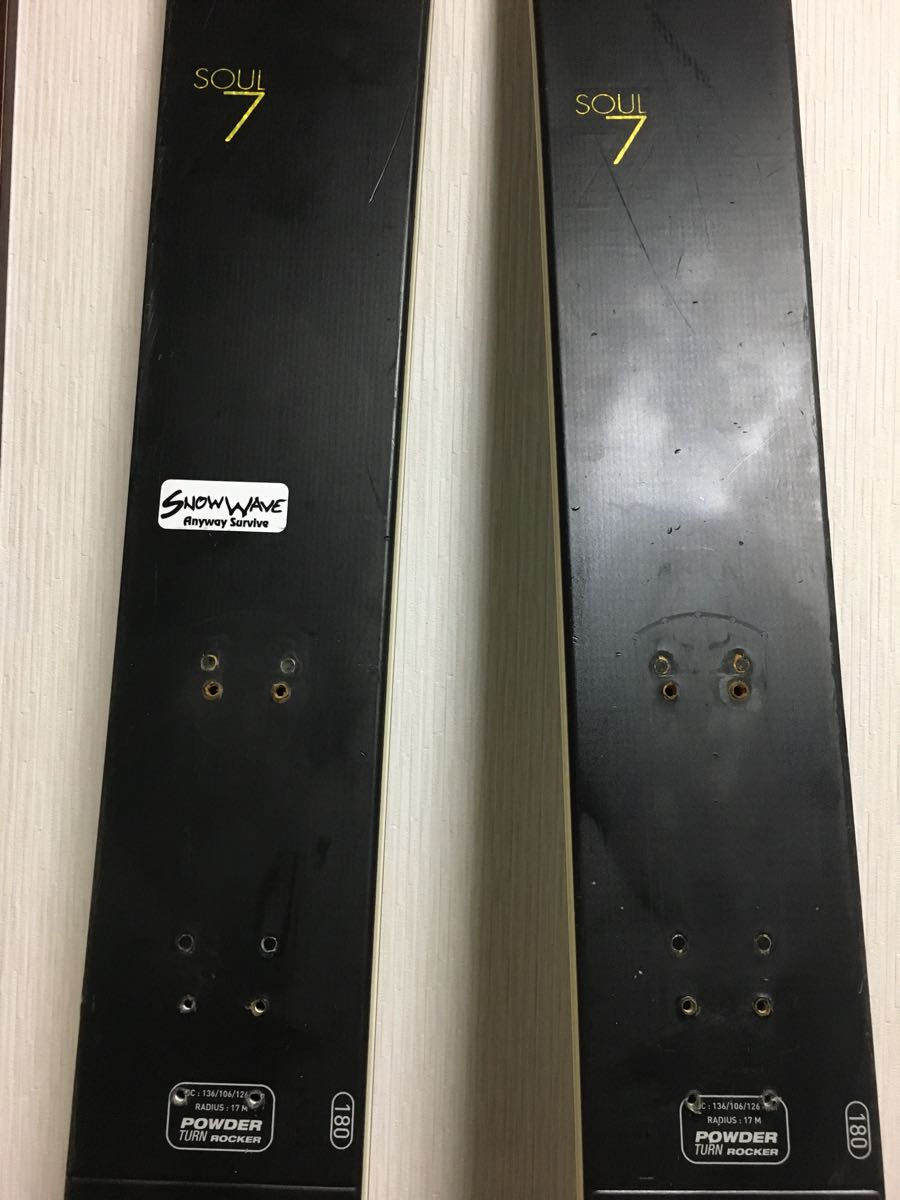 ロシニョール SOUL 7 180cm × ロシニョール Axium 110 Rossignol Soul