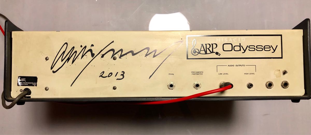 激レア ARP Odyssey REV.1 original 坂本龍一サイン入り の入札履歴