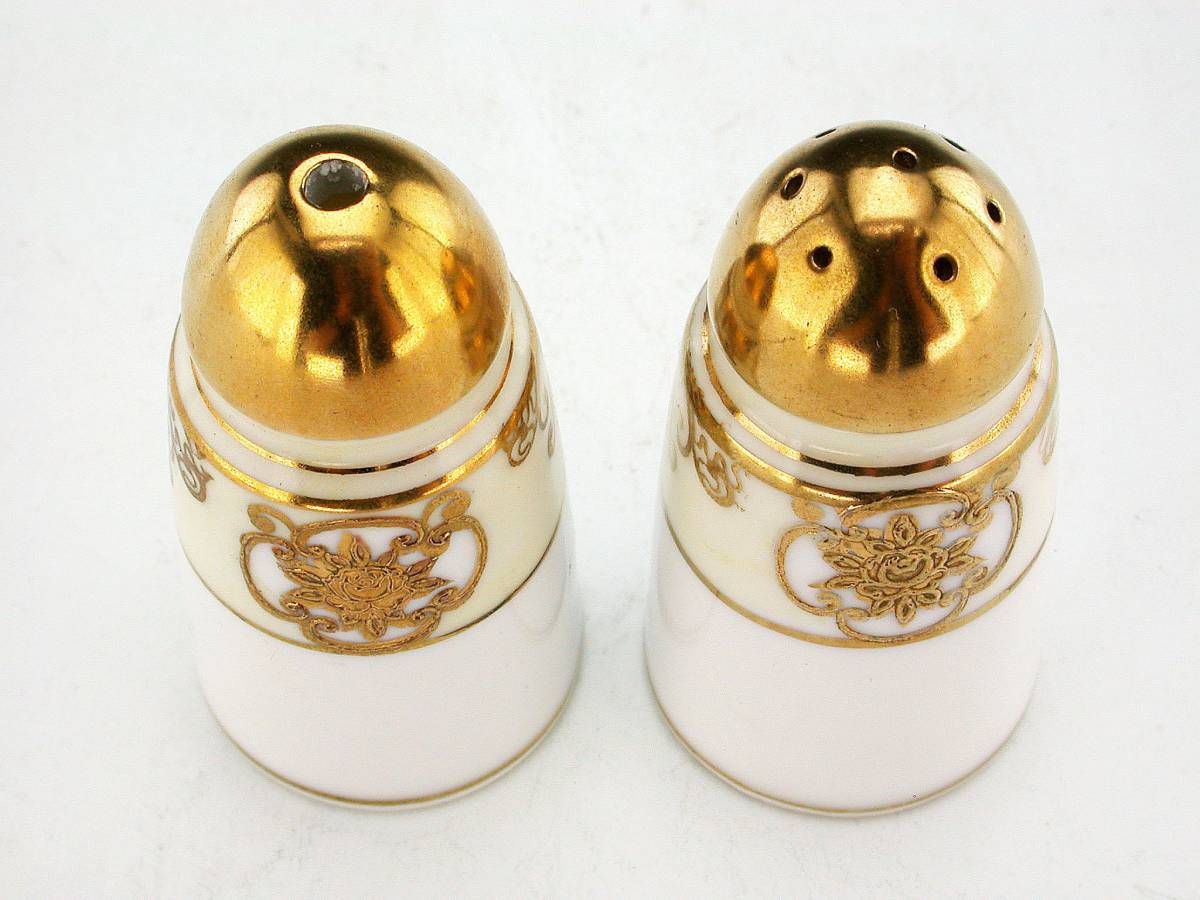 オールドノリタケ メープルリーフ印コバルト金盛上 薔薇文様 カップ