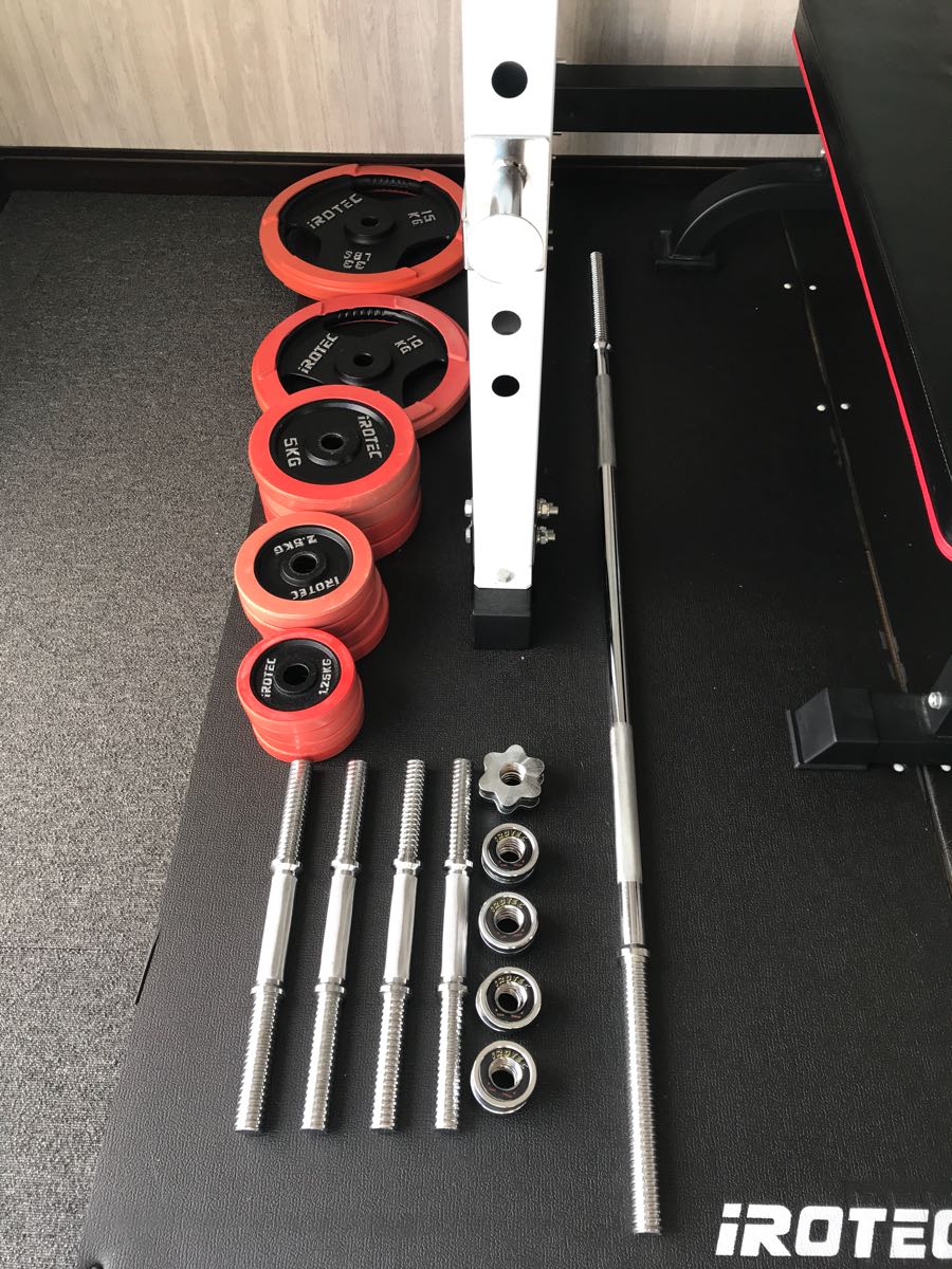 直接引渡】IROTEC アイロテック パワーラック V-MAX/プレート計120kg 