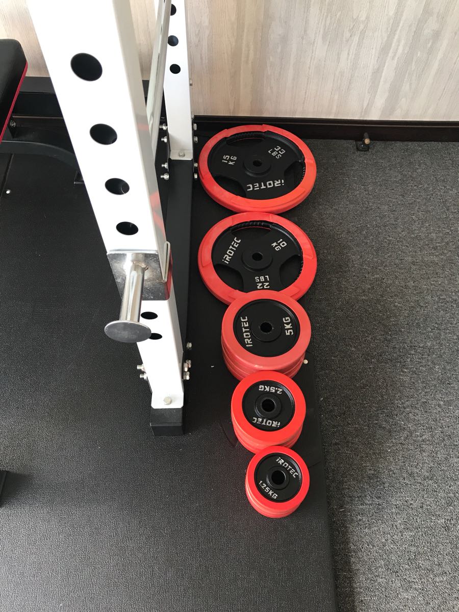 直接引渡】IROTEC アイロテック パワーラック V-MAX/プレート計120kg 