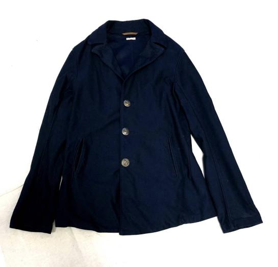 人気セール，大得価 KAPITAL アンティークメタルボタン コットンジャケット ネイビー サイズ2 / キャピタル 紺 ワークジャケット カバーオール(男性用)｜売買されたオークション情報、yahooの商品情報をアーカイブ 男性用