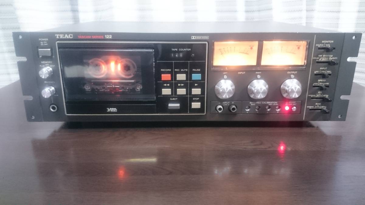  TEAC TASCAM 122B 業務用カセットデッキ(一般)｜売買されたオークション情報、yahooの商品情報をアーカイブ公開 - オークファン 一般