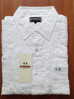 驚きの破格値，2025 Yシャツ14 ラスト McGREGOR マクレガー メンズ長袖シャツ Lサイズ 定価13 000円 Ｙシャツ チェック白(Lサイズ)｜売買されたオークション情報、yahooの商品情報をアーカイブ公開 - オークファン 長袖シャツ一般