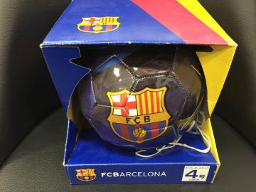 ■【未使用品】FCBARCELONA　サッカー ボール　4号　小学校用 (F180204) / 228-80_1