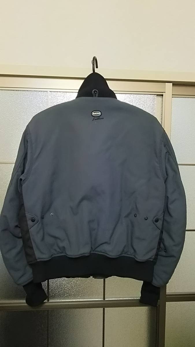 美品！BATESウィンタージャケットLサイズ 美品KAWASAKI×BATES コラボ