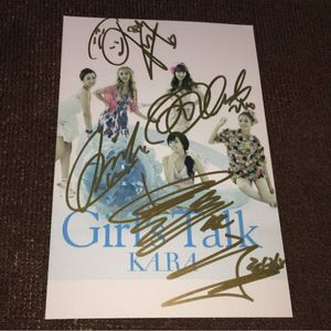 KARA まとめ売り　ニコル　ジヨン　サイン入り　　写真7枚あり kara ニコル サインのYahoo!オークション(旧ヤフオク!)の相場・価格を