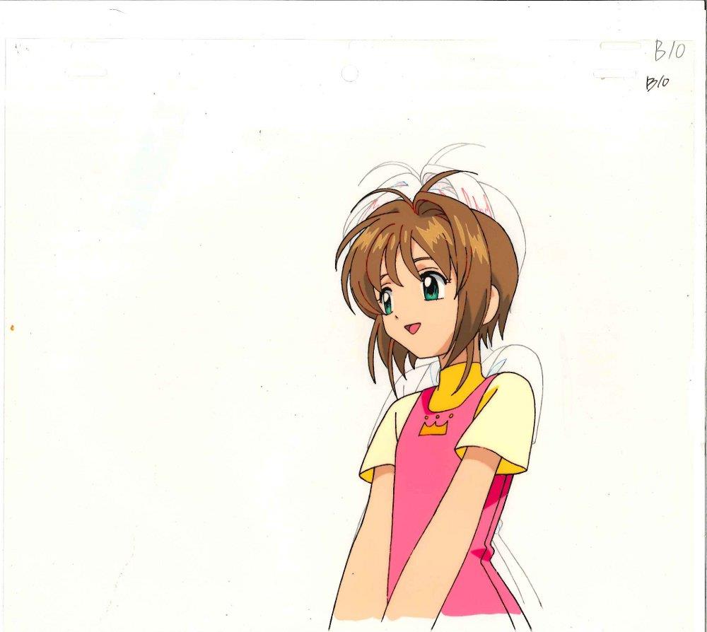 カードキャプターさくら 木之本桜 セル画 動画 原画 CLAMP セル画 ケロ