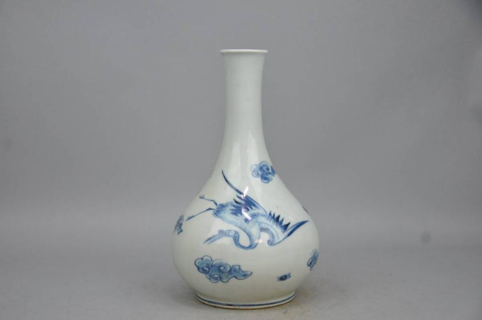 韓国美術　高麗〜李朝時代　高麗青磁　蓮花文筒杯　茶道具　時代　古物　朝鮮古陶磁 李朝 :: EK277 青花白磁 朝鮮 朝鮮古美術 - – 徳利 Yahoo!オークション