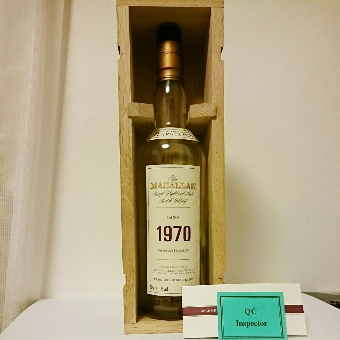 Macallan 1970 空瓶 【公式通販】