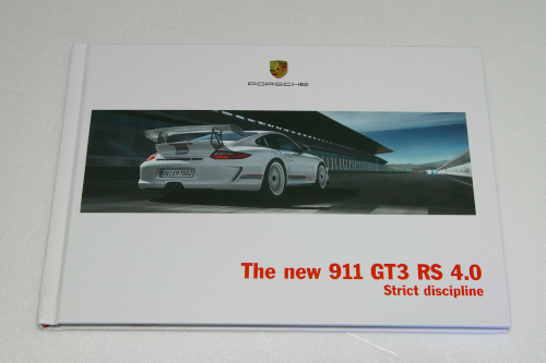 ポルシェ 911 997 GT3 RS 4.0 カタログ 英語 2011 600台限定
