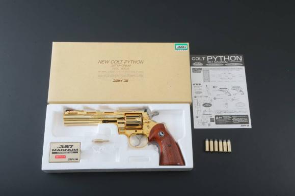 コクサイ コルト パイソン 6インチ ニュー 24K 24kメッキ お手軽 金属
