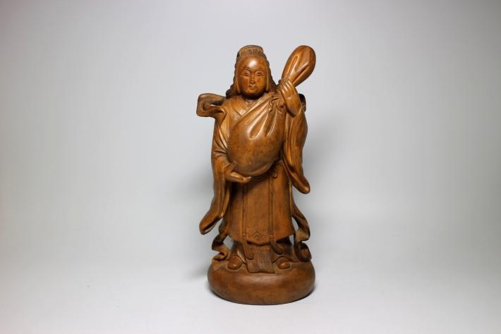 レア】仏像 東洋 骨董 木彫り ぬるく