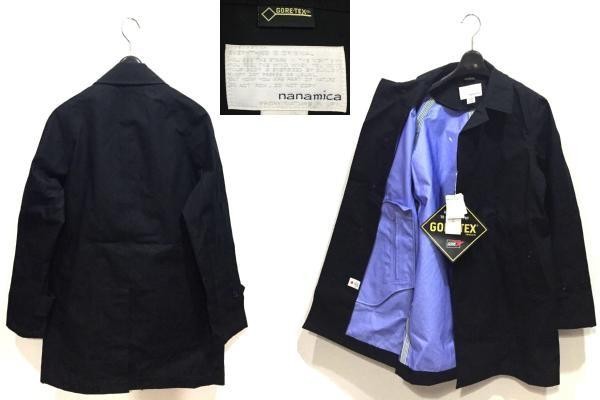 新品 nanamica ナナミカ GORE-TEX ステンカラーコート S ブラック 定価