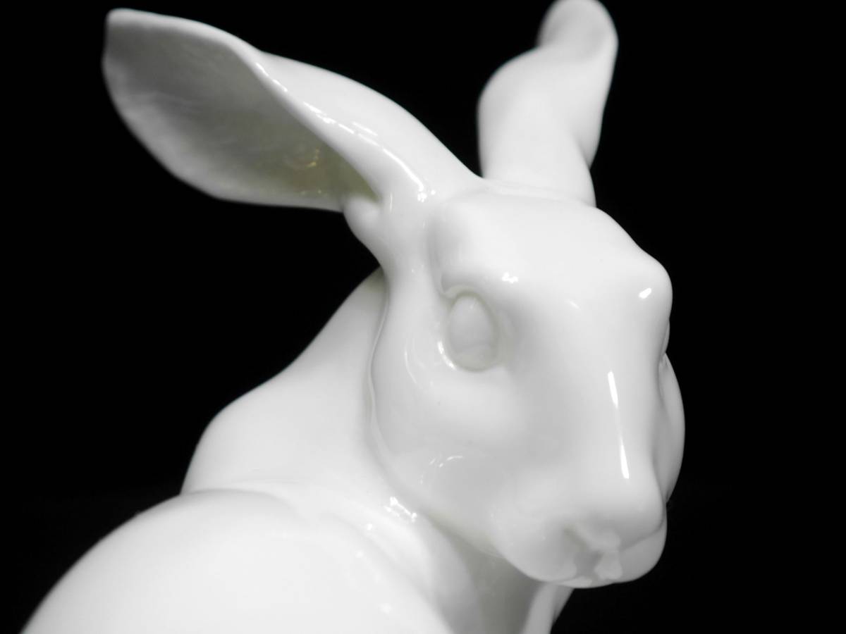 Noritake BONE CHINA 2匹の兎 ウサギ 見つめる親子 置物 【公式通販】