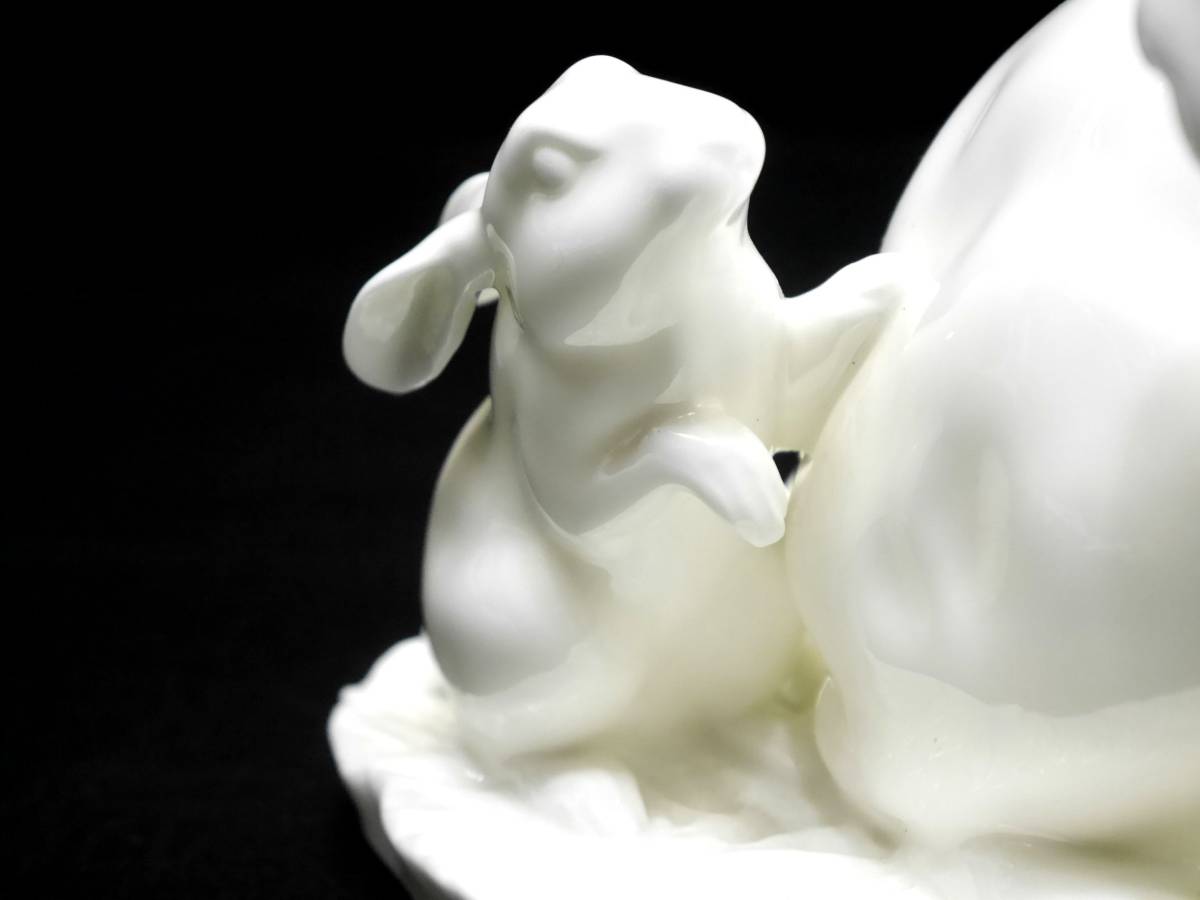 Noritake 置物 うさぎ 兎 Bone Noritakeノリタケ フィギュリン 美品