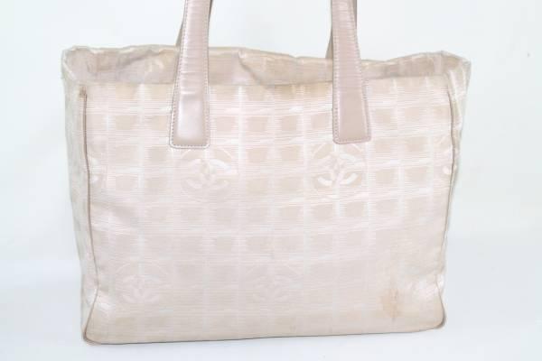  シャネル ニュートラベルライン トート MM ベージュ(ショルダーバッグ)｜売買されたオークション情報、yahooの商品情報をアーカイブ公開 - オークファン かばん、バッグ