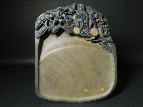 中国端渓硯】石眼 眼柱 骨董品 製造業者直営店