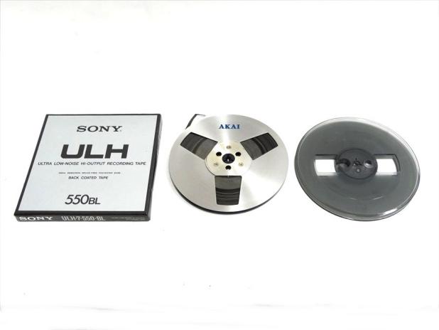 遠石)EB22 ソニー オープンリールテープ、ULH-7-550-BL、アカイ リール