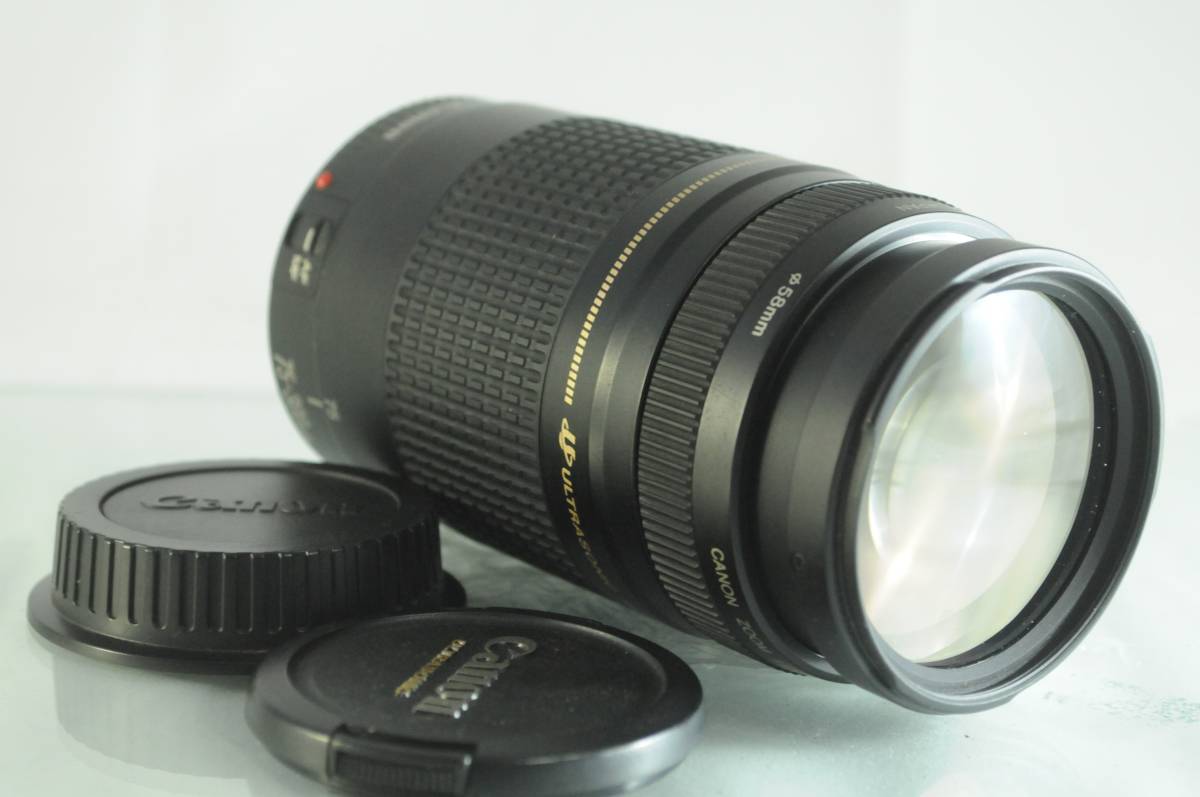 送料無料☆極上品☆キャノン CANON ZOOM EF 75-300mm F4-5.6 II USM