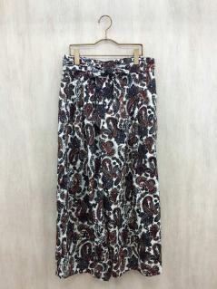 【安い，人気SALE】 rukkilill 17SS/カットJAQ ペイズリープリント ラップワイドP.T/F/ポリエステル/WHTxBRWxNVY(Sサイズ)｜売買されたオークション情報、yahooの商品情報をアーカイブ公開 - オークファン Sサイズ