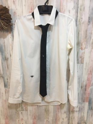 激レア 未使用級 現行 Dior HOMME ディオールオム ナロータイ ネクタイ