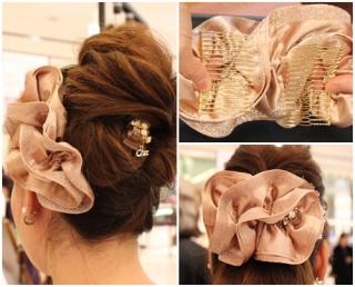 162☆新品同様 コンプレックスビズ イージーコーム 茶　シャンパン系