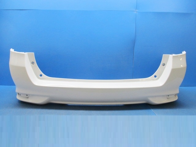 即決 カローラ フィールダー 16 NZE161G 165 後期 純正 リア リアバンパー ホワイト 52159-13300 (m014455)