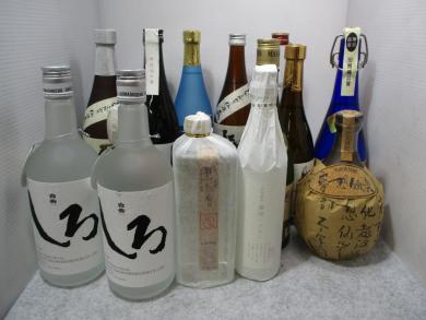 1円～古酒 焼酎 泡盛 16本セット 爆弾ハナタレ/野うさぎの走り/ 泡盛