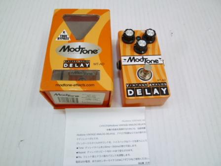 C2424★MODTONE MT-AD VINTAGE ANALOG DELAY チェック済 ※アダプタ無 現状品 中古