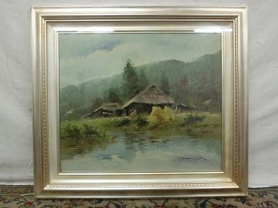 美術品・アンティーク・コレクション 【Katsumi】 風景画 油彩
