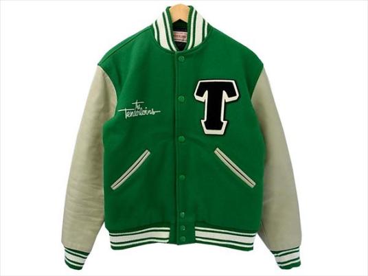 【1円~】TENDERLOIN テンダーロイン T-BASEBALL JKT スタジャン グリーン系 M u71203402m0040yo41