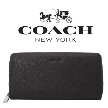 送料無料♪コーチ長財布●レキシントン サフィアーノブラック・74769●COACHアウトレット品・新品・未使用品♪