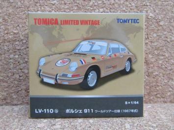 トミカ LV-110b ポルシェ 911 ワールドツアー仕様 1967年式