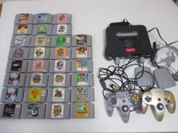 NINTENDO64 本体 ソフト67本 拡張パック コントローラー2個他 ジャンク