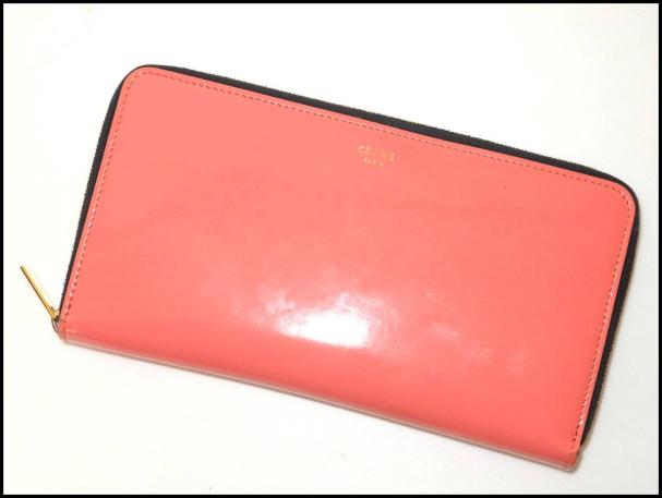 ＜本物 CELINE セリーヌ ラウンドファスナー 長財布 大容量＞ｓ6.31.10　☆定形外発送OK☆　290円