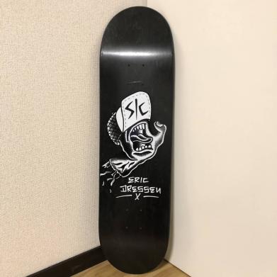 Eric Dressen Santa Cruz サイン入りデッキ新品 Santa Cruz Dressen Rose Signed 29.44)