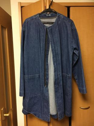 【新作，定番人気】 2017秋冬 無印 MUJI labo メンズ ノーカラー コート デニム(その他)｜売買されたオークション情報、yahooの商品情報をアーカイブ公開 - オークファン 男性用