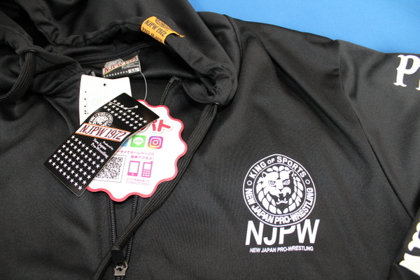 しまむら 新日本プロレス ドライ ジップ パーカー Ll 黒 新日 ジャージ 格闘技 プロレス 売買されたオークション情報 Yahooの商品情報をアーカイブ公開 オークファン Aucfan Com