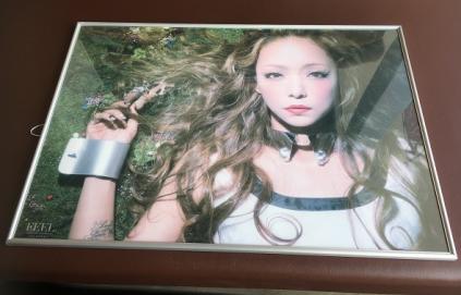 安室奈美恵 FEEL TOUR 2013ツアー限定 B2ポスター AB 2枚セット 額縁入り