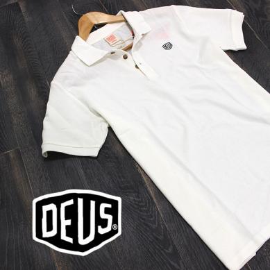 新品，セール 即日配送 1円~ Deus ex Machina デウスエクスマキナ ワンポイント鹿の子ポロシャツ- DP-白色-Mサイズ(Mサイズ)｜売買されたオークション情報、yahooの商品情報をアーカイブ公開 - オークファン Mサイズ