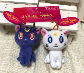 USJ セーラームーン ルナ アルテミス ぬいぐるみ キーチェーン