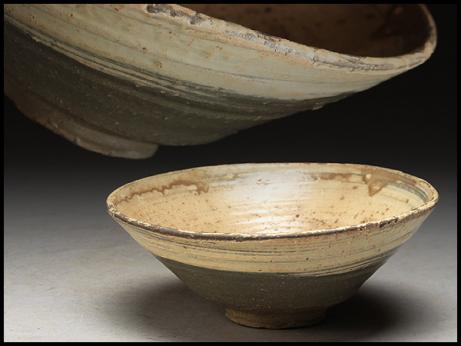 1712C15077】中国古董品 宋時代 時代唐物 龍泉窯 双耳賞瓶 中国古美術