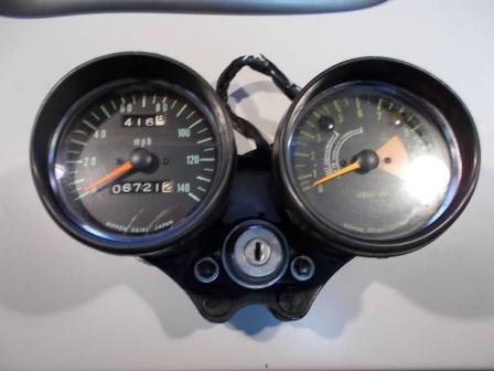 500SS H1B スピードメーター（マイル）タコメーター メインキー