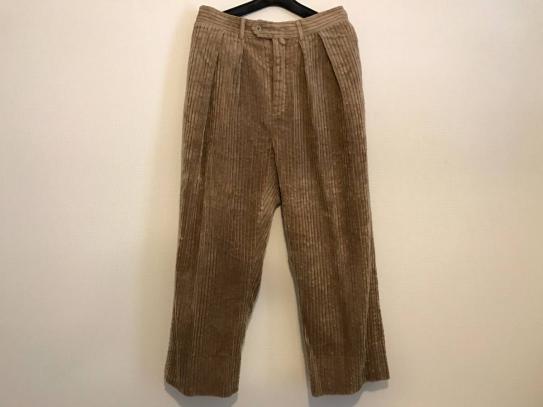 NEAT ジャンボコーデュロイ ワイドパンツ ベージュ サイズ46 NEAT