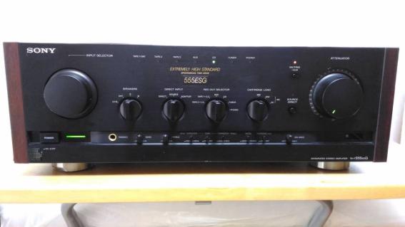SONY プリメインアンプ TA-F555ESR ジャンク - 修理挑戦ジャンクの