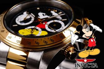 1円【入手困難】【世界限定model】Mickey×INVICTA Wネーム公式コラボコンビカラーミッキーデイトナ新品未使用確実正規品インヴィクタ_1