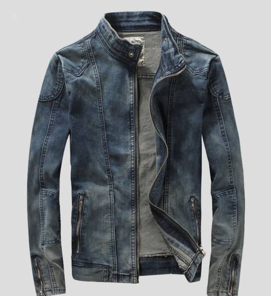 美品 メンズヴィンジージャン スリムデニムジャケット S