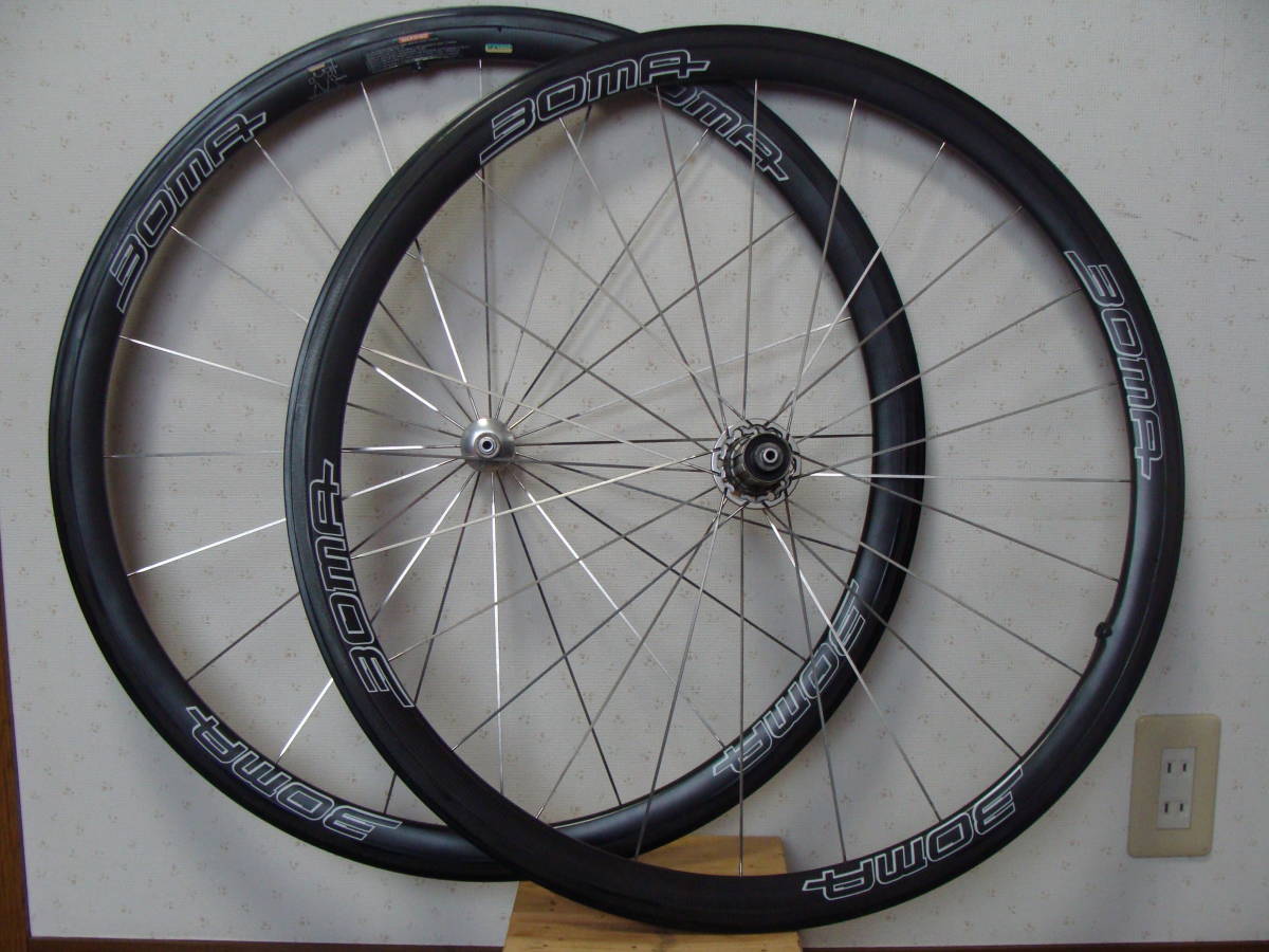 BOMA TH-13W クリンチャー カーボンホイール 公式通販 美品BOMA TH-13W