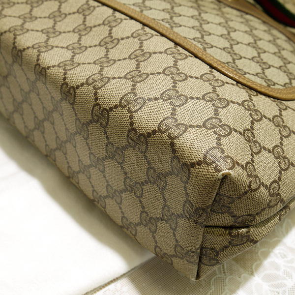 希少良品》GUCCI オールドグッチ ショルダーバッグGG シェリー 紙